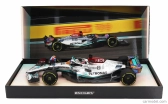 Minichamps Mercedes gp F1 W13e Mercedes-amg Petronas F1 N 63 1:18, stříbrná