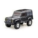 Karoséria Landrover Defender 1:10, nafarbená tmavosivá
