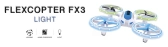 RC dron Flexcopter FX3, dvojfarebná