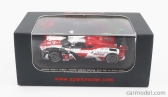 Spark-model Toyota Gr010 3.5l V6 Twin Turbo Hybrid Team Gazoo Racing N 8 2nd 24h Le Mans 2021 S.buemi - N.nakajima - B.hartley 1:87 Biela červená
