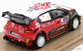 Spark-model Citroen C3 Wrc Team Citroen Total Abu Dhabi Wrt N 11 Rally Mexico 2018 S.loeb - D.elena 1:43 Červená čierna biela