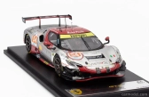 Looksmart Ferrari 296 Gt3 3.0l Turbo V6 Team Vista Af Corse N 54 24h Le Mans 2024 Davide Rigon - Francesco Castellacci - Thomas Flohr 1:43 Silver Red
