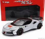 Bburago Ferrari Sf90xx Stradale 2024 1:18 Bianco Artico - Bílá Met Oranžová Černá