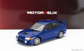 Motorhelix Mitsubishi Lancer Evo Iv s motorom a príslušenstvom 1999 1:18 modrá