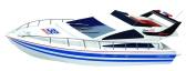 RC loď Atlantic Yacht, modrá