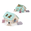 Vilac Dřevěná vkládačka Domeček pro zvířátka Sarah Betz
