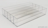 Vetrina display box Accessories Espositore Aperto - For Auto 1/43 1/64 - Cars Not Included - Lungh.lenght Cm 36.8 X Largh.width Cm 6.7 X Alt.height Cm 24.3 (altezza Utile Tra I Ripiani Cm 4.5 Inner Height Among Shelves) 1:43 /