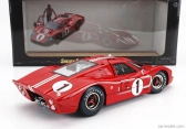 Shelby-collectibles Ford usa Gt40 Mkiv 7.0l V8 Team Shelby American Inc. N 1 Víťaz 24h Le Mans 1967 A.j.foyt - D.gurney 1:18 Červená Biela