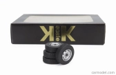 Kk-scale Accessories Set 4x Wheels And Rims For Volkswagen Scirocco Mki L 1975 1:18 Černý Chrom