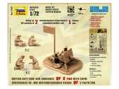 Zvezda Snap Kit – Ordnance QF 2-pdr s posádkou (1:72)