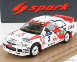 Spark-model Mitsubishi Lancer Evolution Iii N 3 2nd Rally Beijing Hong Kong 1996 R.burns - R.reid 1:43 Biela červená