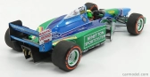 Minichamps Benetton F1 B194 Ford Mild Seven (auto Michaela Schumachera 1994 majstra sveta) Demonštračná jazda Gp Belgium Spa 2017 Mick Schumacher 1:18 Modrozelená
