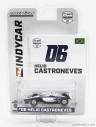 Greenlight Honda Team Transcard Meyer Shank Racing N 06 Indianapolis Indy 500 Indycar Series 2024 Helio Castroneves 1:64 Černá Bílá Modrá
