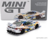 Mini-gt Nissan Silvia (s15) Lb Super Silhouette N 555 Formula Drift Japonsko 2023 1:64 Biela Modrá Žltá