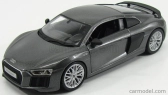 Maisto Audi R8 V10 Plus Coupe 2015 1:24 sivý metamfetamínový uhlík