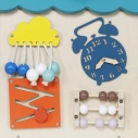 2Kids Toys Activity board Domeček tyrkysový - poškozený obal