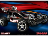 RC auto Traxxas Bandit 1:10 RTR, červenočierna