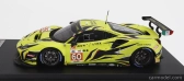 Looksmart Ferrari 488 Gte Evo 3.9l Turbo V8 Team Iron Lynx N 60 24h Le Mans 2022 C.schiavoni - A.balzan - R.giammaria 1:43 Yellow Black