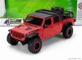 Jada Jeep Gladiator Pick-up 2020 so sadou 4x pneumatík 1:24 červená čierna