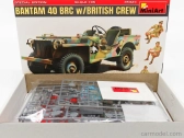 Miniart Jeep Bantam Brc40 British Crew Military 1940 1:35 /