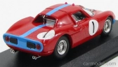 Najlepší model Ferrari 250lm Coupe N 1 Kyalami 1964 Piper - Maggs 1:43 Red Light Blue