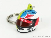 Mini prilba Schuberth prilba F1 Portachiavi Casco - prívesok na kľúče Prilba Mild Seven Benetton B194 Ford N 5 Demonstration Run Belgium Spa Gp 2017 Mick Schumacher 1:12 Žltá zelená červená červená čierna modrá