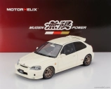 Motorhelix Honda Civic Ek9 Type R Mugen With Engine And Accessories 1999 1:18 Bílá