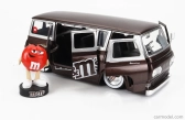 Jada Ford usa Econoline Minibus With M&m's Figure 1965 1:24 Brown