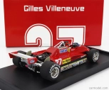 Brumm Ferrari F1 126c2 N 27 2nd San Marino Imola Gp 1982 Gilles Villeneuve - s figúrkou vodiča 1:43 červená