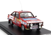 Trofeu Ford england Escort Mkii Rs2000 (nočná verzia) N 59 Rally Montecarlo 1982 C.baroni - R.baud 1:43 Red