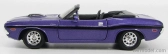Maisto Dodge Challenger R/t 426 Hemi Convertible 1970 1:24 fialovo-čierna