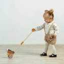 Bigjigs Toys Drevený jazdík Motýlik