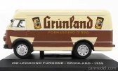 Edicola Om Fiat Leoncino Truck Van Grunland Formaggino D'oro 1959 1:43 Hnedá béžová