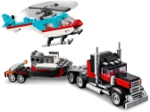 LEGO Creator - Nákladné auto s plošinou a vrtuľník