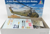 Italeri Sikorsky Uh-34d Helicopter U.s.a. Marines 1974 1:48 /