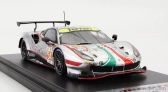 Looksmart Ferrari 488 Gte Evo 3.9l Turbo V8 Team Af Corse N 54 1:43, stříbrná
