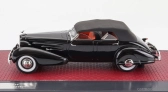 Modely v mierke Matrix Cadillac V16 Dual Cowl Sport Pheaton Cabriolet Closed 1937 1:43 Black