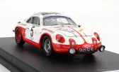 Trofeu Renault Alpine A110 N 5 2nd Rally Ypres 1973 S.laurent - P.hammelrath 1:43 Bílá Červená