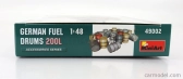 Miniart Accessories German Gasoline Fuel Drums 200 Litre 1:48 /