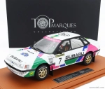 Topmarques Subaru Legacy Rs N 7 2nd Swedish Rally 1992 Colin Mcrae - Derek Ringer - Con Vetrina - With Showcase 1:18 Bílá Zelená Růžová