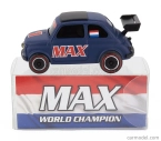 Brumm Fiat 500 Brums Livery Max N 1 World Champion 2024 - F1 Wheels 1:43 Matt Blue