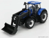 Bburago New holland T7.315 Tractor With Front Loader Scraper 2018 1:50 Blue