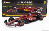 Bburago Ferrari F1 Sf-24 Team Scuderia Ferrari N 16 Winner Italy Monza Gp 2024 Charles Leclerc 1:18 červená biela čierna