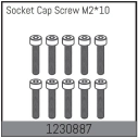 1230887 - M2*10 Socket Cap Screw Set (10)