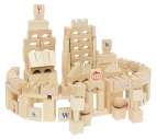 2Kids Toys Kostky přírodní XL 220 ks