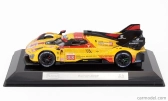 Bburago Ferrari 499p 3.0l Turbo V6 Team Af Corse N 83 24h Le Mans 2024 Robert Kubica – Robert Shwartzman – Yifei Ye – With Showcase 1:43 žltá červená