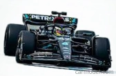 Spark-model Mercedes gp F1 W14 Team Mercedes-amg Petronas Formula One N 47 Tires Test Spain Gp 2023 Mick Schumacher 1:18 Matt Black