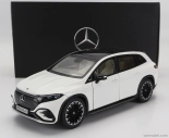 Nzg Mercedes benz Eqs Suv (x296) Von Mercedes-eq 2022 1:18 Diamantově Bílá