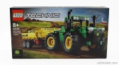 Lego John deere Lego Technic - 9620r 4wd Traktor s prívesom 2018 - 390 Pezzi - 390 dielikov zeleno žltá
