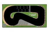 Turbo Racing pretekársky koberec/dráha (500 x 950 mm)